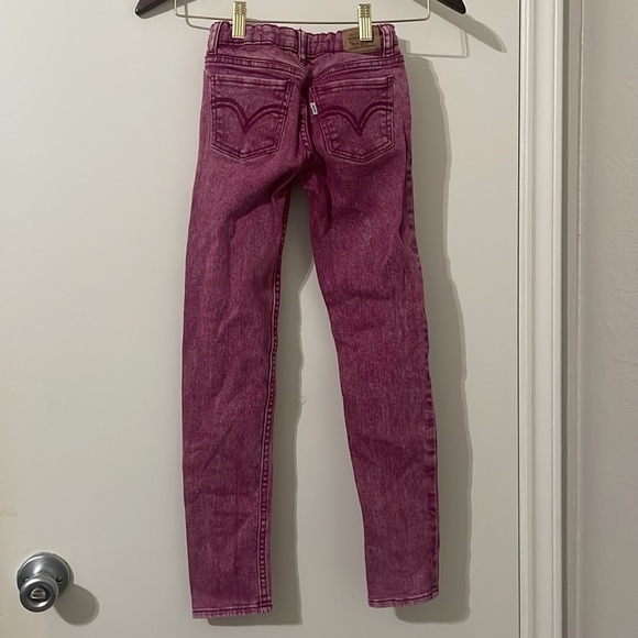 Levi's Pink Skinny Jeans Vibrant Style - Picture 2 of 12